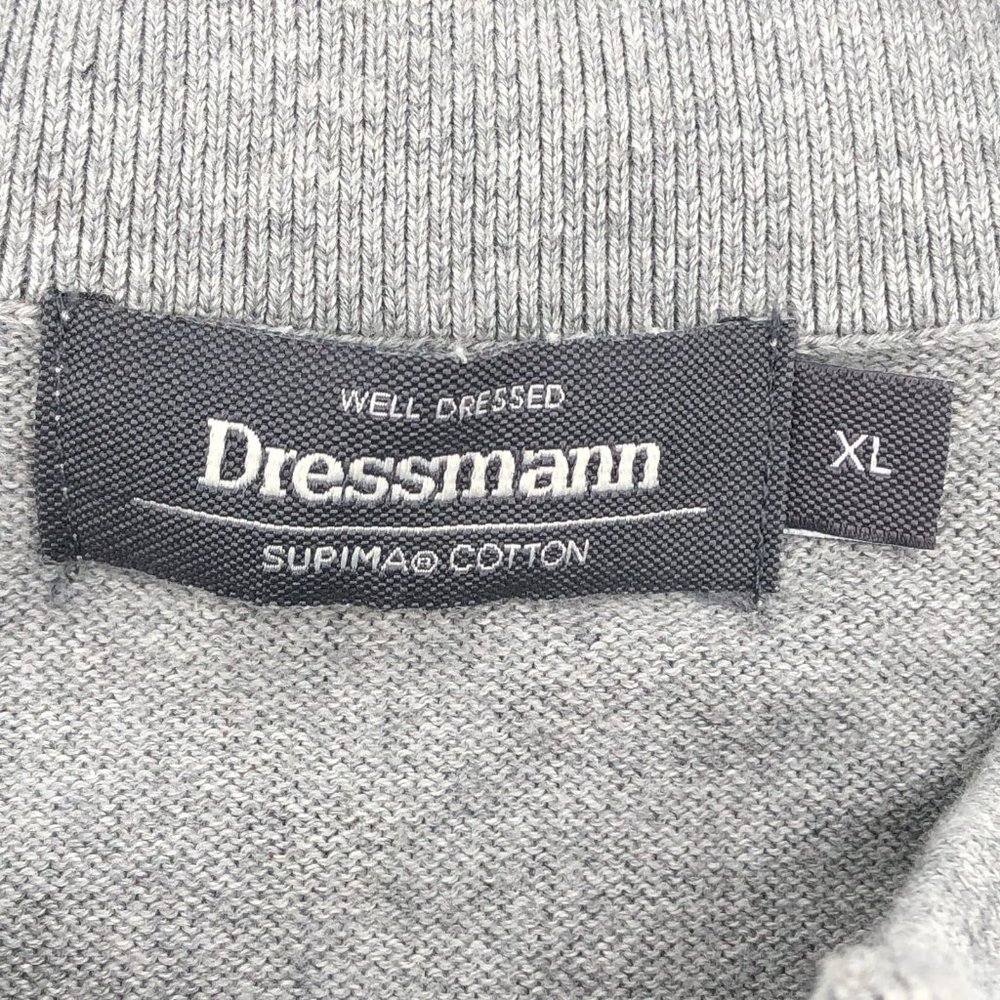 Dressman Grey Zip-Up Basic Jacket | Versatile For… - image 5